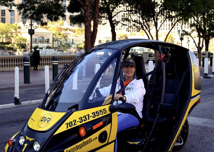 Las Vegas: Self-Drive Strip Tour in an Electric EVR car - Landmarks You Can Spot for Photos: Welcome Sign, STRAT, and Pawn Stars