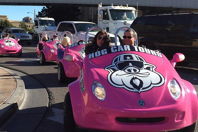 Las Vegas Strip and Downtown Scooter with Food Tour - Why the Pink Hog Car Way of Seeing Vegas Actually Works