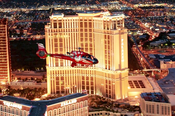 Las Vegas Strip Highlights by Helicopter at Night - The Pickup Choice: Hotel Drop-Off vs Leaving From the Heliport