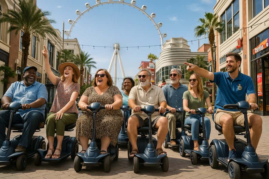 Las Vegas Strip: Mobility Scooter Tour W/ Lunch - Lunch at Pampas Brazilian Steakhouse: the real value anchor