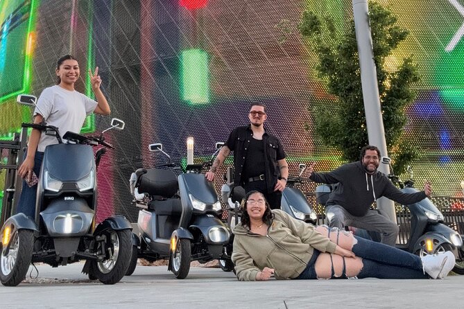 Las Vegas Strip Scooter Tour - Park MGM, Excalibur, Luxor: finishing with big themes and big shapes
