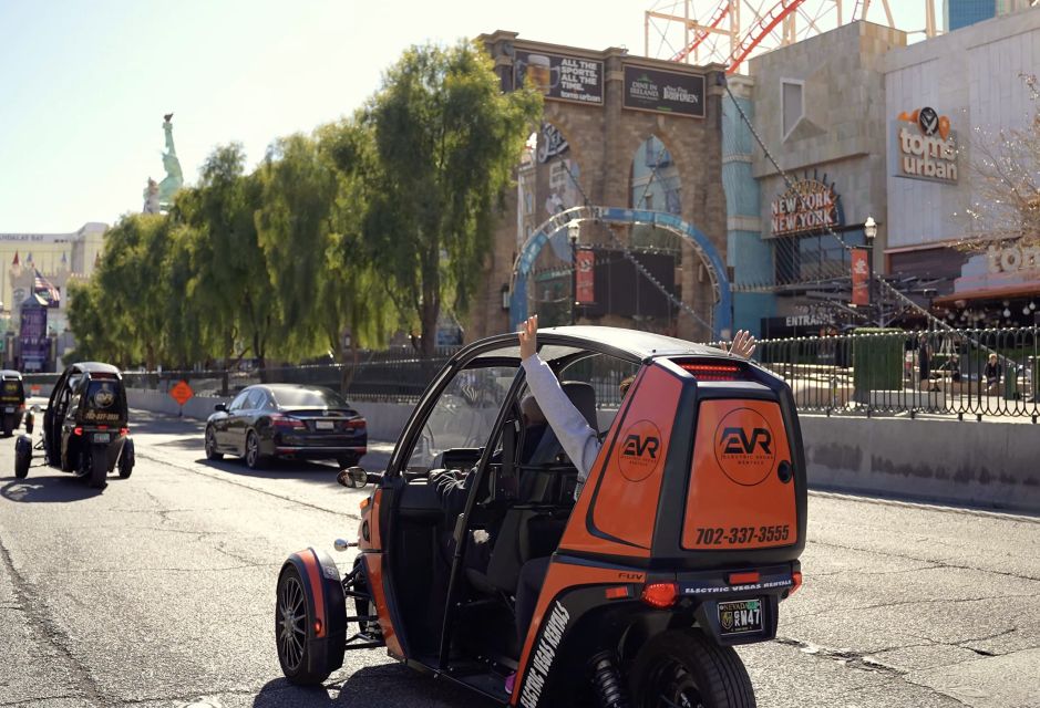 Las Vegas Strip Self-Drive Tour - Comfort and safety: the EVR-Car setup that makes driving easier