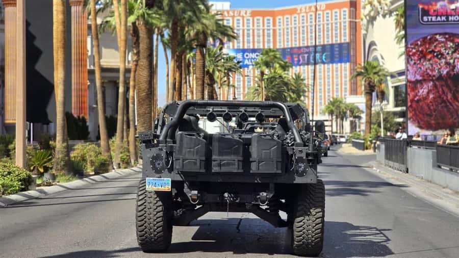 Las Vegas Strip Sightseeing Tour in a Military Hummer - The Welcome to Fabulous Las Vegas Sign: Fast, Iconic, and Very Photo-Friendly