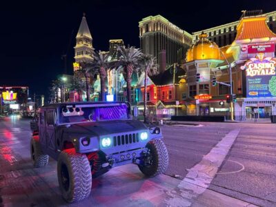 Las Vegas Strip Sightseeing Tour in a Military Hummer - 2 Hours to See Old Vegas, New Vegas, and the Photo Stops Between