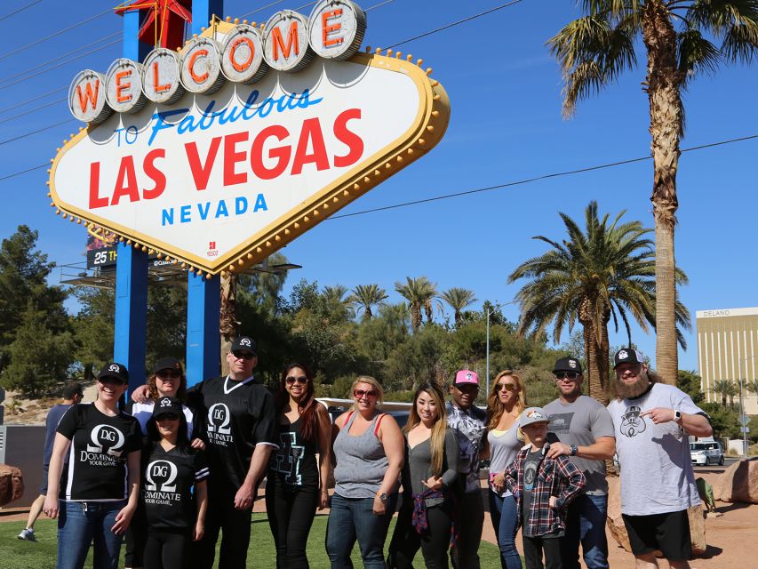 Las Vegas Strip Tour & Food - Getting Picked Up in a Bright Pink Van and Ready to Drive