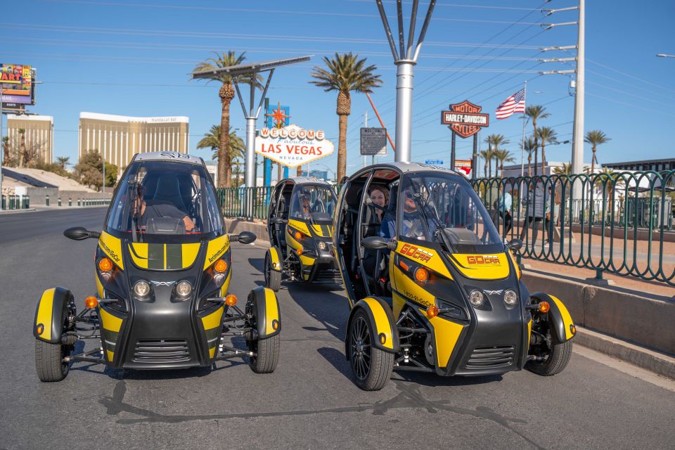 Las Vegas: Talking GoCar Las Vegas Strip Tour - 723 S Casino Center Blvd start and the 30-minute safety briefing