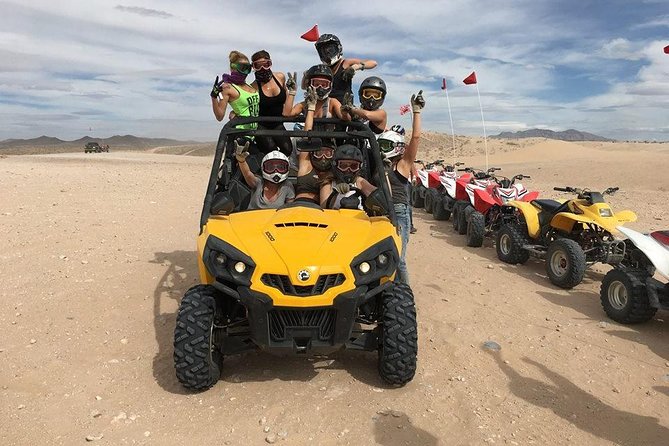 Las Vegas UTV / Buggy's Tours - The ride itself: a full hour of Nellis Dunes multi-terrain driving