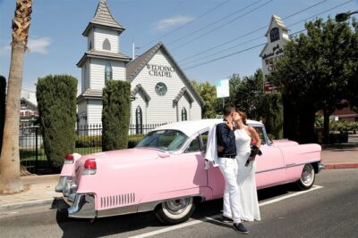 Las Vegas Wedding at A Special Memory Wedding Chapel - Entering A Special Memory Wedding Chapel: small ceremony, big Vegas energy