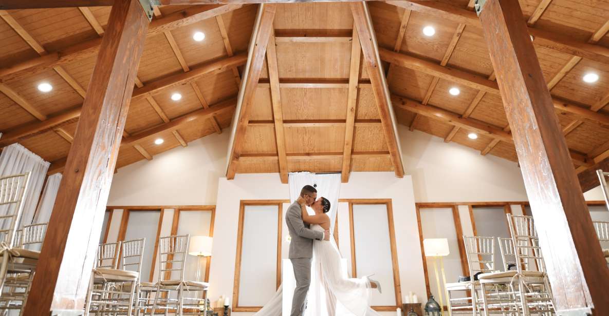 Las Vegas Wedding with Limousine Transportation - Getting picked up in a clean white limousine to Little Vegas Chapel