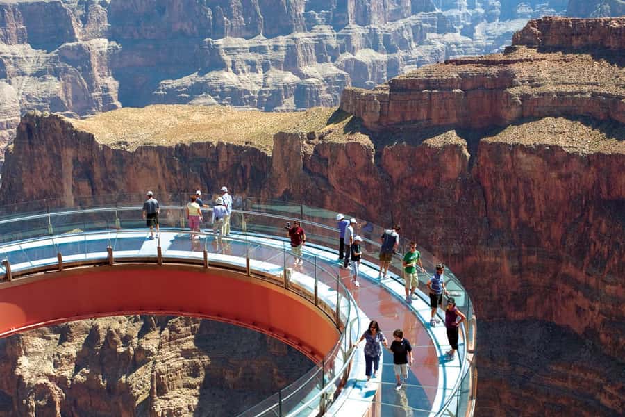 Las Vegas: West Grand Canyon Helicopter Ticket with Transfer - Landing at Grand Canyon West: Your About-3-Hours Window