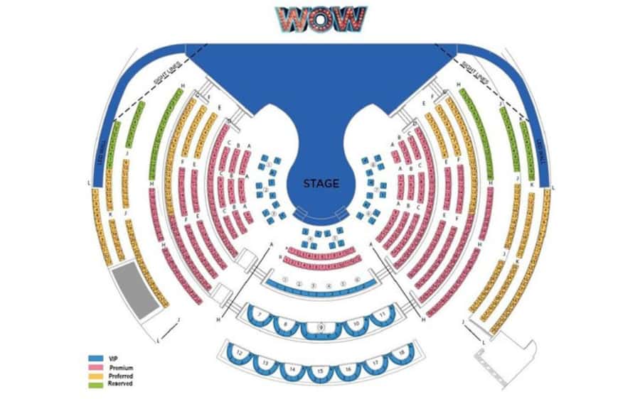 Las Vegas: WOW - The Vegas Spectacular at Rio Hotel & Casino - The performers: 30+ artists and nonstop variety