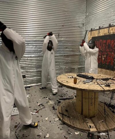 Las Vegas: Wreck Room Experience - Gear Up and Stay Comfortable: Coveralls, Masks, and Closed-Toe Shoes