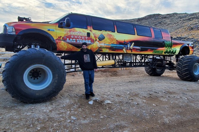 Monster Truck Driving & Shooting Adventure Combo in Las Vegas - Adrenaline Mountain: One Stop for Two Big Thrills