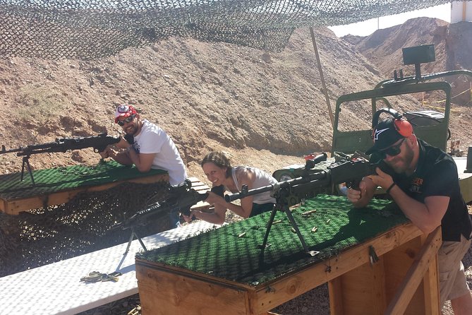 Off-Road Racing and Outdoor Shooting Package - Monster Truck Limo Ride Plus World Famous Burger Lunch