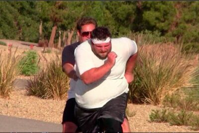 Outdoor Obstacle Course with Scenic Vegas Skyline in Henderson - The Quarter-Mile Push, Pull, and Carry with Weight Sleds