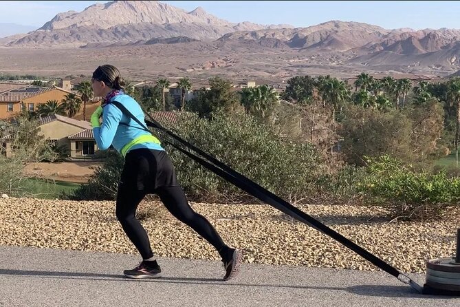 Outdoor Obstacle Course with Scenic Vegas Skyline in Henderson - Chimera Golf Club Start Point and Getting There Without a Headache