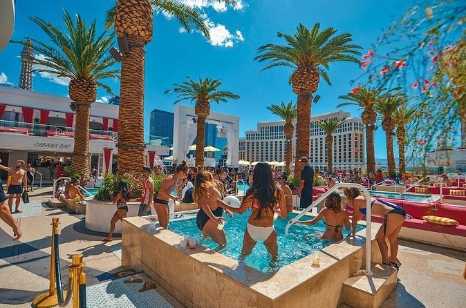 Party Bus Dayclub Crawl - First pool-party entrance: skip the rope and avoid cover charges