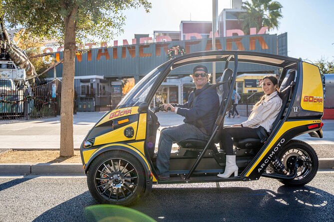 Private 1-Hour Downtown Las Vegas Highlights by Talking GoCar - Fremont Street Experience: lights, people-watch, and quick browsing