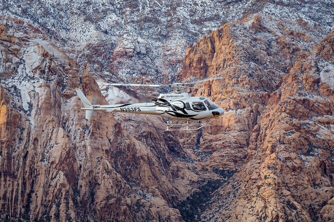 Red Rock Canyon Helicopter Air-Only Tour in Las Vegas - The Red Rock Canyon segment: color bands, cliffs, and rare angles
