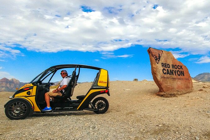 Red Rock Canyon Talking GoCar Adventure — Fun, Self-Drive Tour - Entering the Red Rock Canyon Escape From the Las Vegas Strip