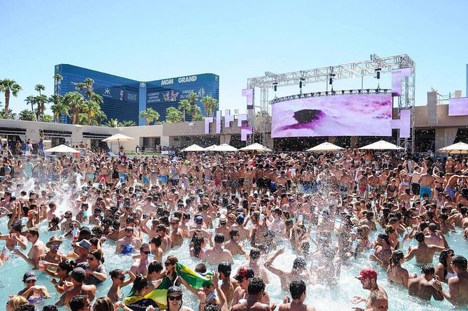 Rockstar Pool Party Crawl w/ VIP Entry & Party Bus Ride - The Party Bus Strip Tour: 45 Minutes to Reset
