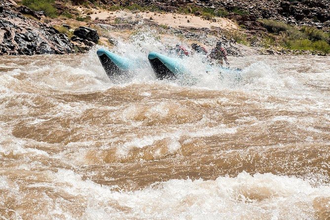 Self-Drive 1-Day Grand Canyon Whitewater Rafting Tour - On the water: motorized pontoon rafting through class 3–6 rapids