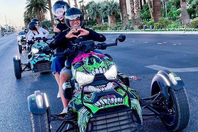Self-Guided Las Vegas Trike tour on a CanAm Trike - What makes Limitless Motoring work well