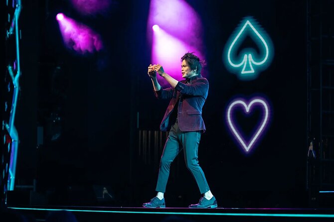 Shin Lim at the Palazzo Hotel and Casino Las Vegas - Timing on the Strip: plan around no pickup