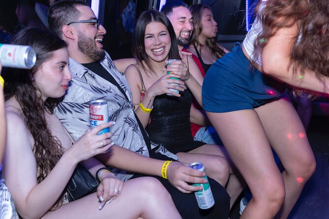 Skip-the-Line at Vegas Clubs with a Party Bus! - The Party Bus Experience: Drinks, Photo, and Not Doing the Math