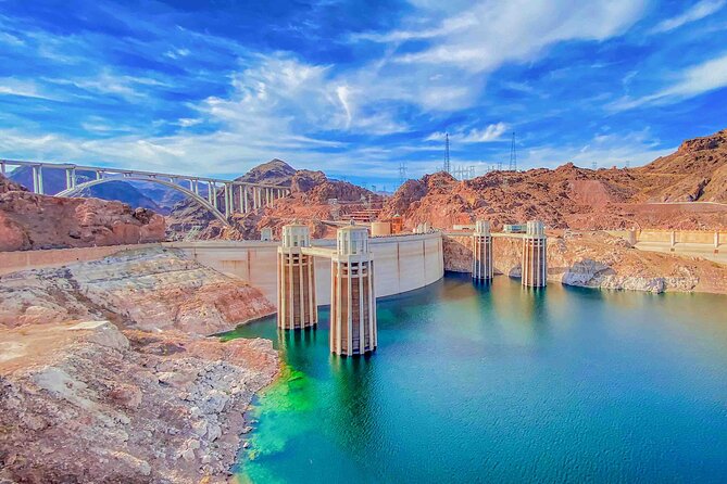Small Group Max 12 Hoover Dam, 7 Magic Mt. Half Day Express Tour - Key highlights