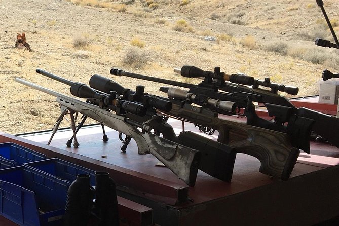 Sniper Experience Outdoor Shooting in Las Vegas - The rifles you’ll shoot: what each caliber experience really feels like