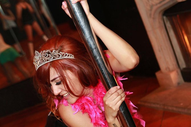 Stripper 101 at Planet Hollywood Resort and Casino - Props and pole time: boas, chairs, and the Sin City pole
