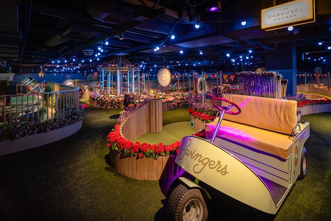 Swingers Indoor Mini Golf at Mandalay Bay - The Flow of Your Visit: from check-in to finishing hole