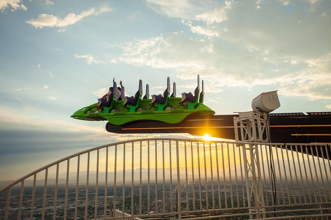 The STRAT Tower Unlimited Ride Pass Ticket - Stop 3: Big Shot—straight up, fast freefall, repeatable adrenaline