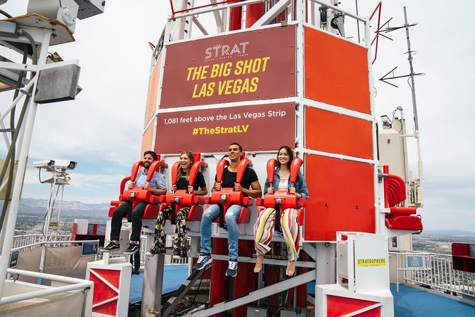 The STRAT Tower Unlimited Ride Pass Ticket - SkyJump option: the stricter add-on if your group wants the big leap