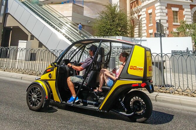 The Ultimate Las Vegas Tour by GPS Guided Talking GoCar - Route walkthrough: your Strip cruise from Bellagio Fountains to Luxor Beam