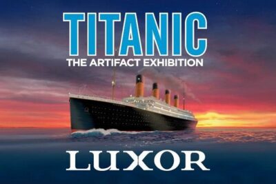 Titanic: The Artifact Exhibition at the Luxor Hotel and Casino - Grand Staircase and Cabin Replicas: Opulence in 3D