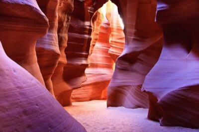 Upper Antelope Canyon & Horseshoe Bend Tour from Las Vegas - Upper Antelope Canyon: Walking the easy route to the A-Shaped Light
