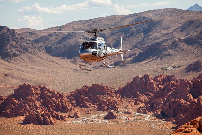 Valley of Fire Helicopter Tour and Landing with Champagne Toast - Helicopter landing at Valley of Fire: the value of getting off the Strip