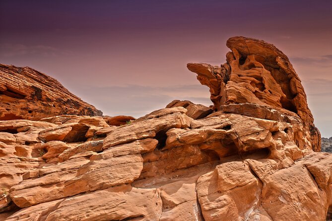 Valley of Fire State Park Tour from Las Vegas - Atlatl Rock: petroglyphs and a clue to older tools