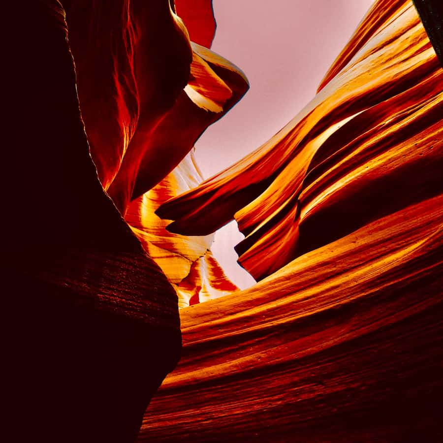 Vegas: Lower Antelope Canyon, Horseshoe Bend, Lunch and WiFi - Lower Antelope Canyon: stairs, strict bag rules, and that light magic