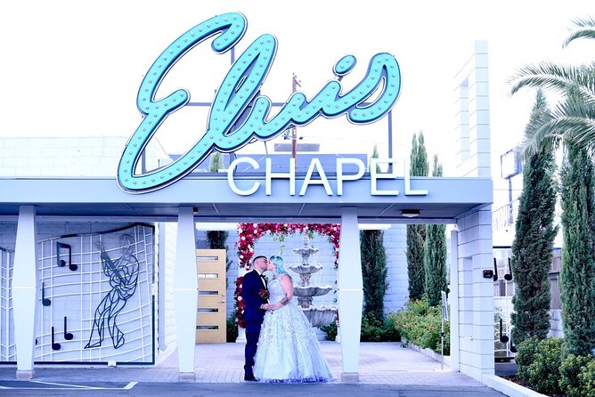 Wedding Renewal Experience in Las Vegas at Elvis Chapel - Checking In at 1320 S Casino Center Blvd