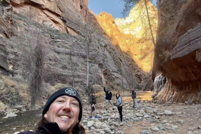 Zion National Park Hiking Tour from Las Vegas Small Group Max 14 - Riding Zion’s mile-long tunnel on the way in